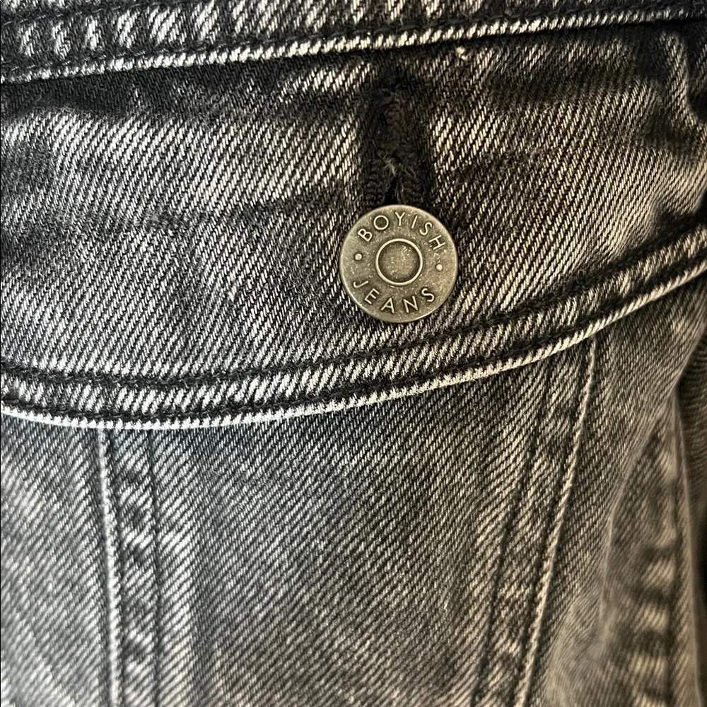 Boyish washed black ryder denim jacket - Picture 7 of 13